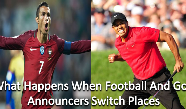 If golf and football (soccer) switched commentators